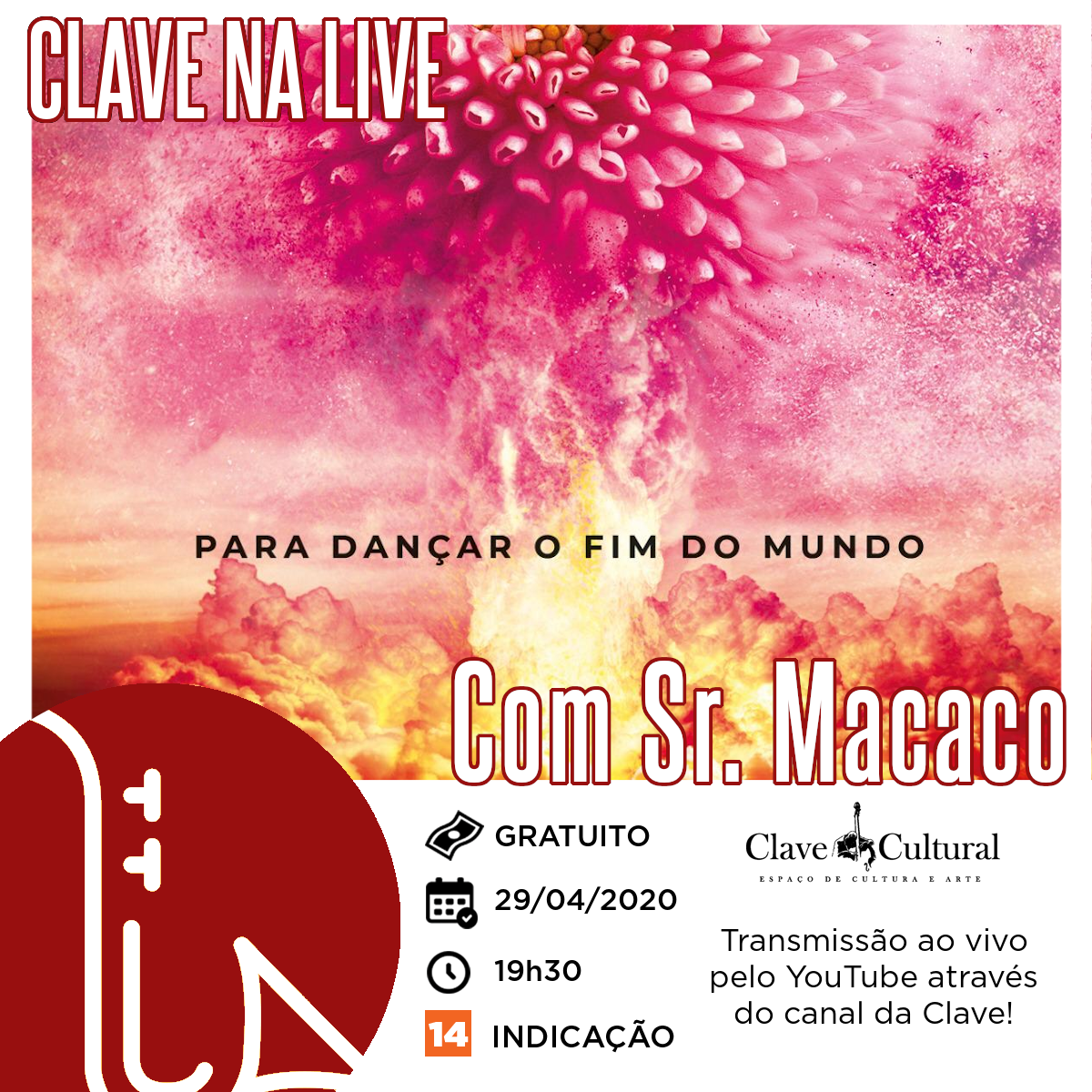 Clave na Live com Sr. Macaco!